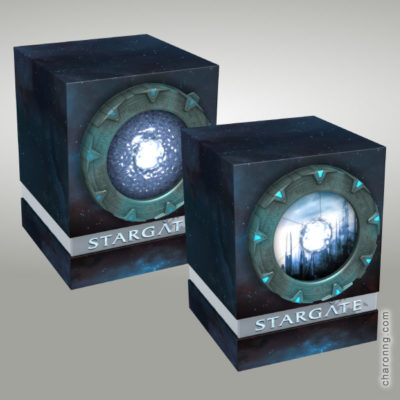 Gift box with light-up mechanism